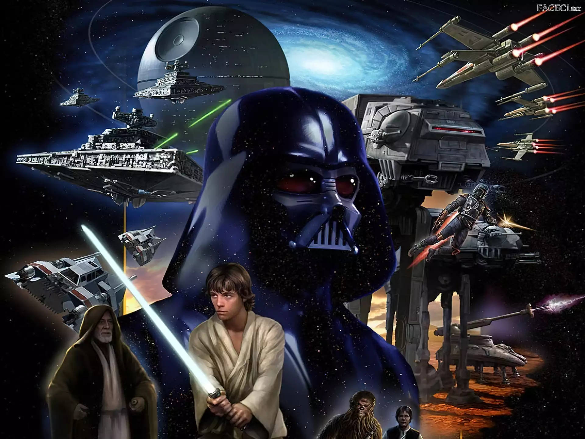 Star Wars, galaktyka, Mark Hamill, roboty